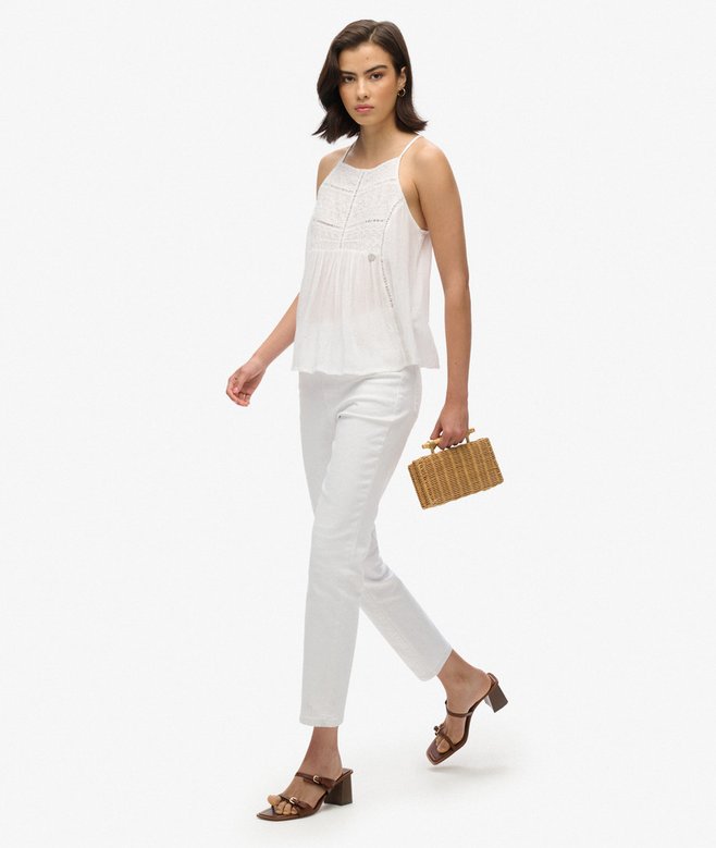 Superdry Vintage Lace Yoke Cami Top