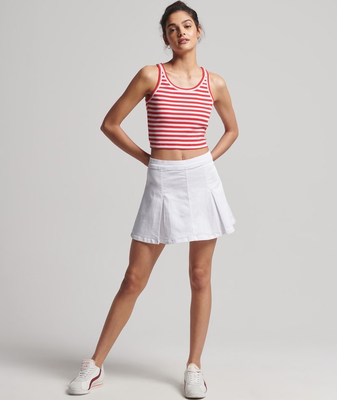 Superdry Vintage Line Pleat Skirt