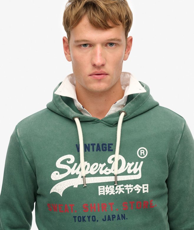 Superdry Vintage Logo Cali Relaxed Hoodie