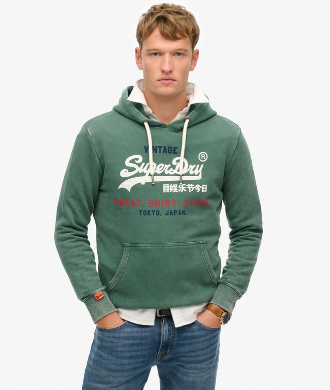 superdry Vintage Logo Cali Relaxed Hoodie