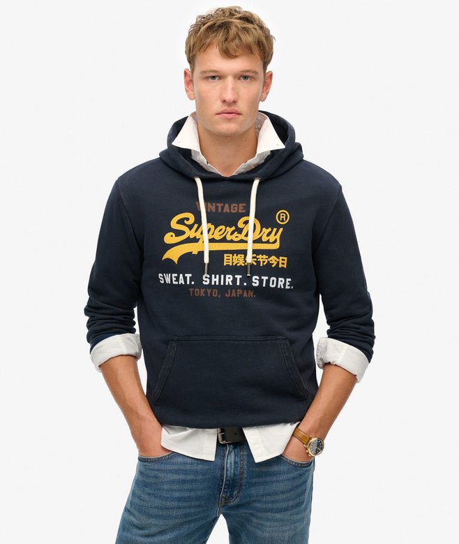 superdry Vintage Logo Cali Relaxed Hoodie