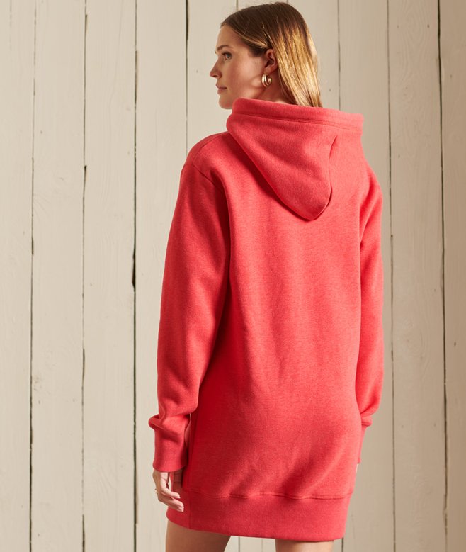 Superdry Vintage Logo Embroidered Hoodie Dress