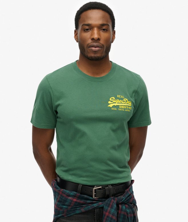 superdry Vintage Logo Embroidered Relaxed T-Shirt