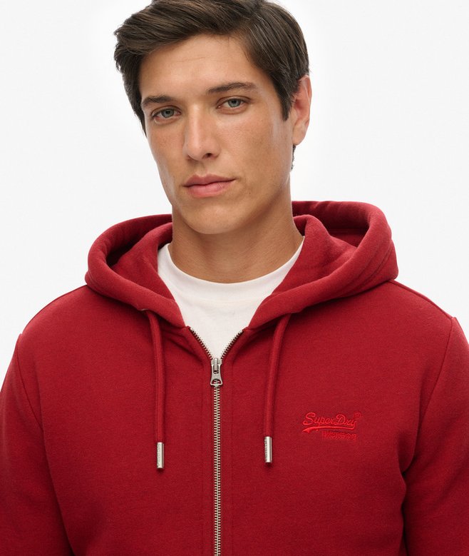 Superdry Vintage Logo Embroidered Zip Hoodie