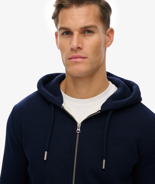 Superdry Vintage Logo Embroidered Zip Hoodie