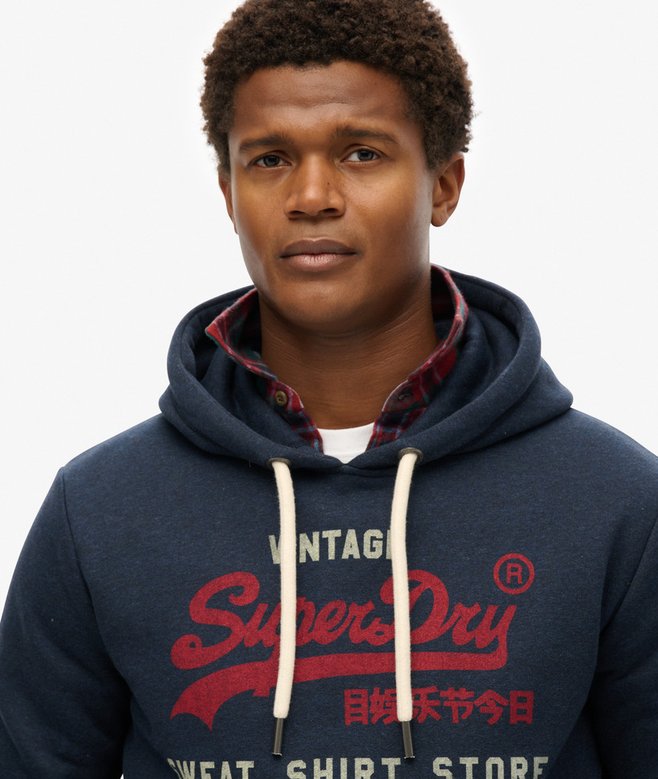 Superdry Vintage Logo Heritage Relaxed Hoodie