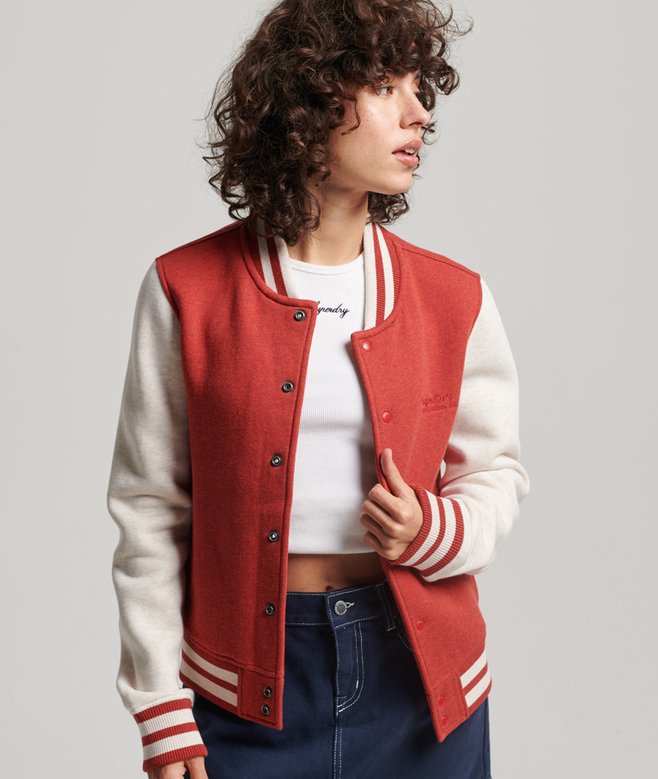 Superdry Vintage Logo Jersey Bomber Jacket