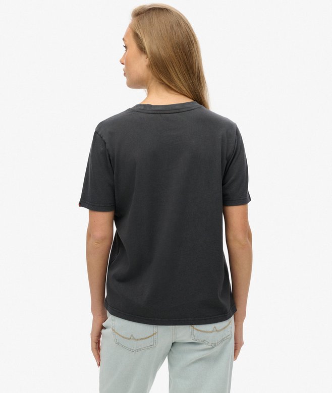 Superdry Vintage Logo Metallic Relaxed T-Shirt