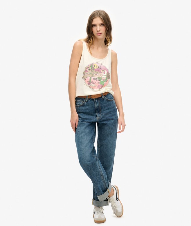 Superdry Vintage Logo Narrative Vest Top