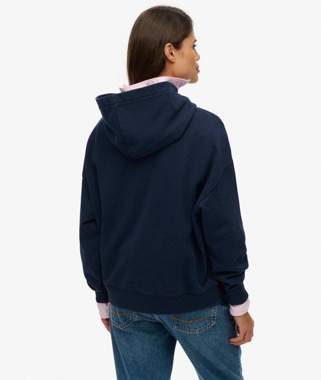 Superdry Vintage Logo Neon Relaxed Hoodie