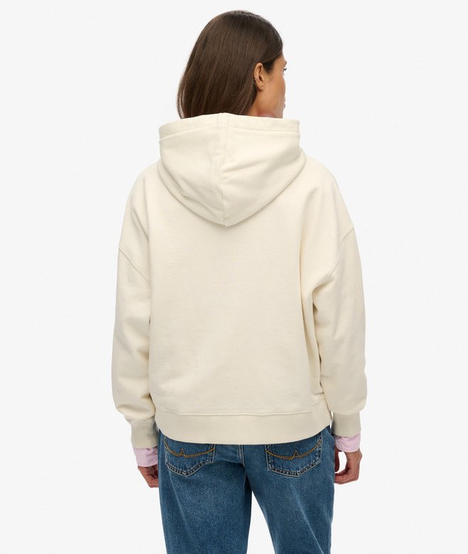 Superdry Vintage Logo Neon Relaxed Hoodie