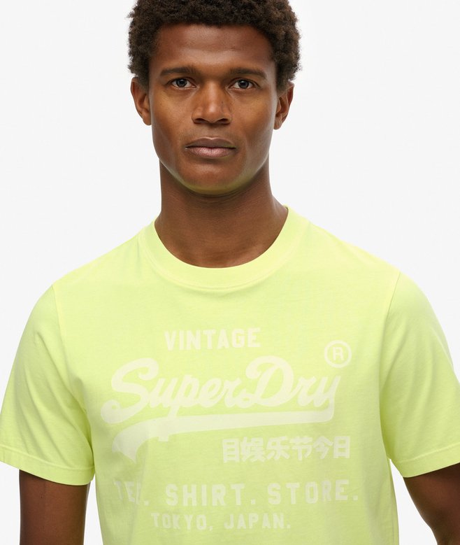 Superdry Vintage Logo Neon Relaxed T-Shirt