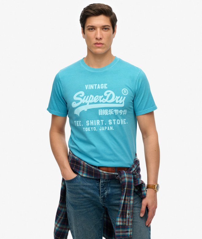 superdry Vintage Logo Neon Relaxed T-Shirt