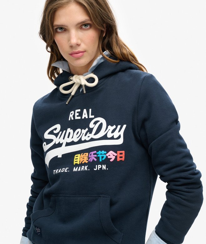 Superdry Vintage Logo Pop Hoodie