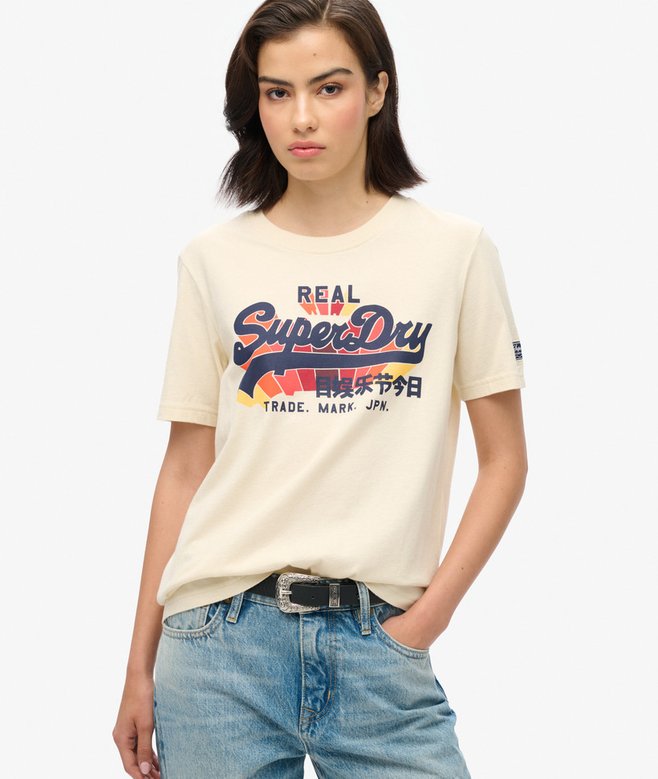 superdry Vintage Logo Rainbow T-shirt