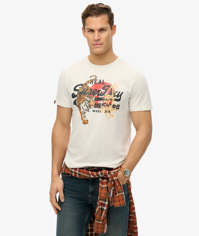 superdry Vintage Logo Tokyo Relaxed T-Shirt