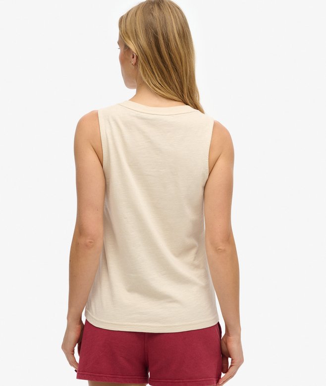 Superdry Vintage Logo Tokyo Scoop Neck Tank Top