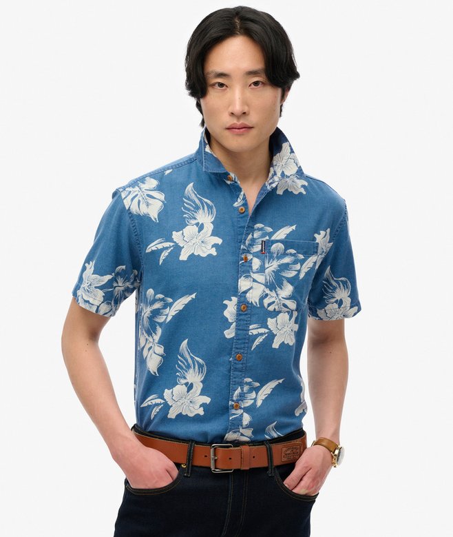 superdry Vintage Loom Short Sleeve Shirt