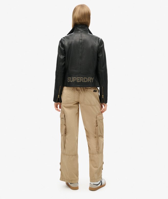 Superdry Vintage Low Rise Elastic Cargo Pants