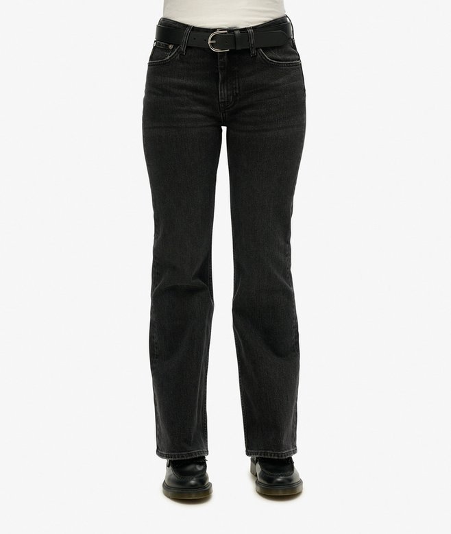 Superdry Vintage Mid Rise Slim Flare Jeans