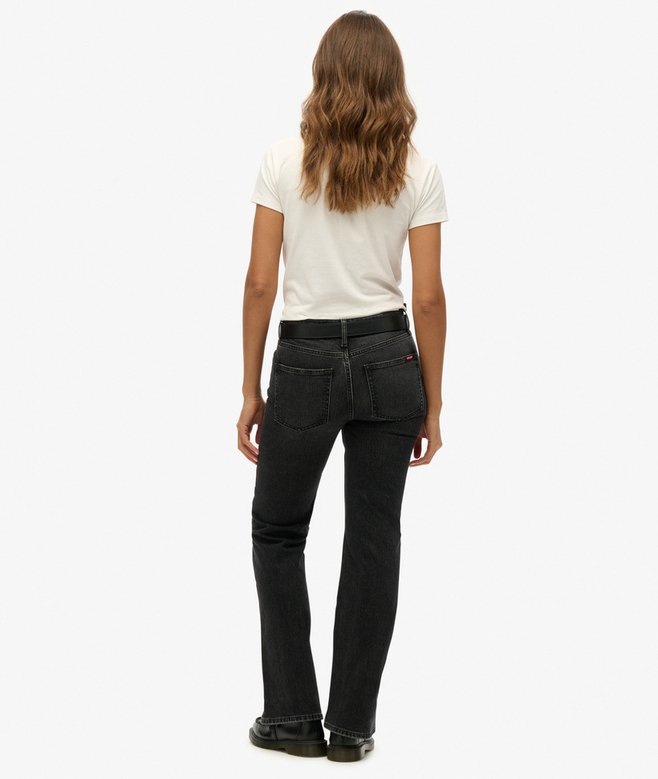 Superdry Vintage Mid Rise Slim Flare Jeans