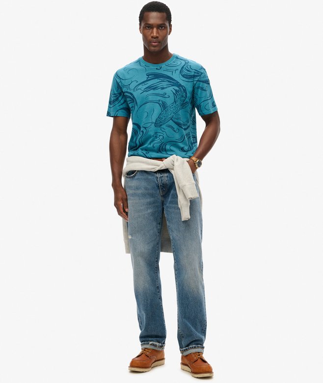 Superdry Vintage Overdye Printed T-Shirt