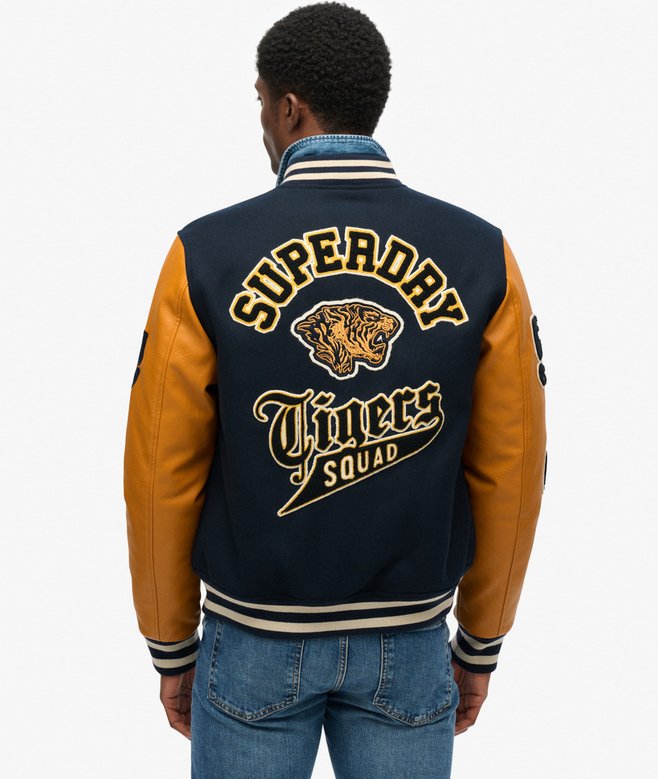 Superdry Vintage Patched Varsity Jacket