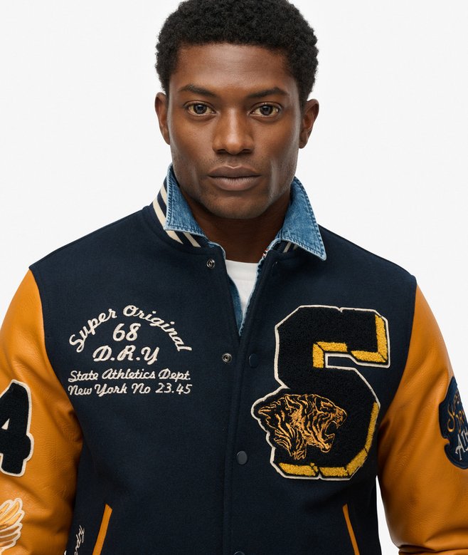 Superdry Vintage Patched Varsity Jacket