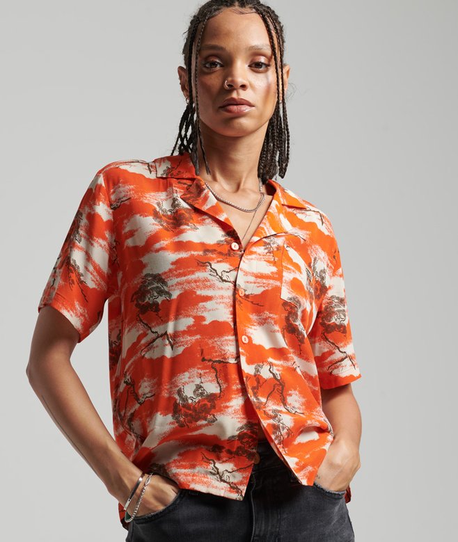 superdry Vintage Revere Shirt