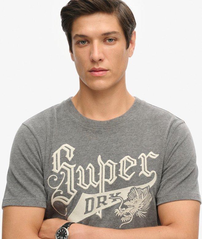 Superdry Vintage Script Style College T-Shirt