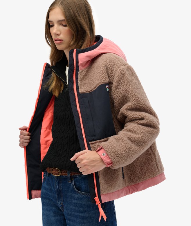 Superdry Vintage Sherpa Fleece Jacket