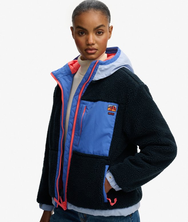 Superdry Vintage Sherpa Fleece Jacket
