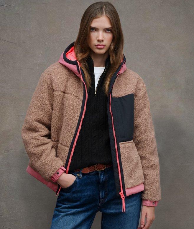 superdry Vintage Sherpa Fleece Jacket