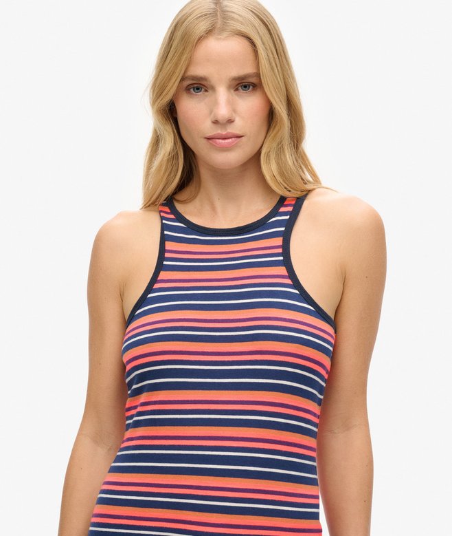 Superdry Vintage Stripe Racer Dress