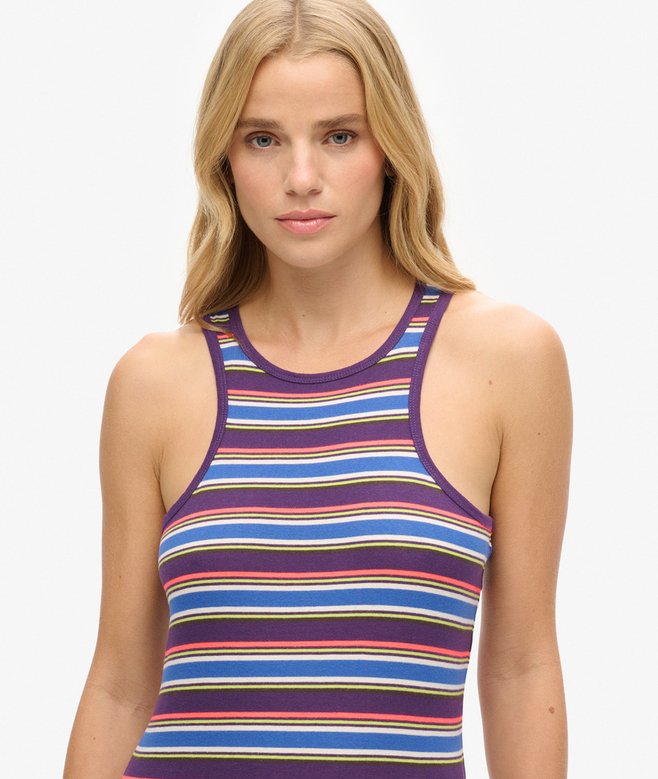 Superdry Vintage Stripe Racer Dress