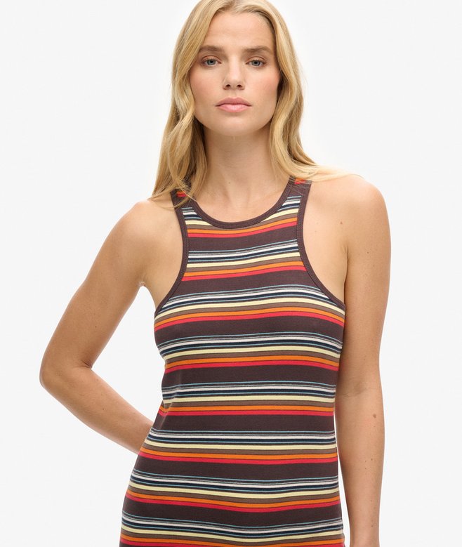 Superdry Vintage Stripe Racer Dress
