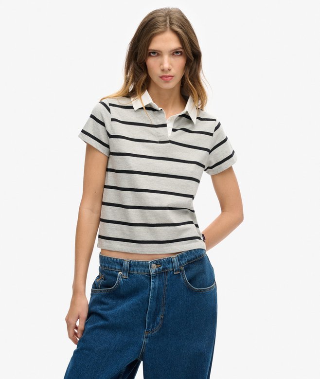 superdry Vintage Stripe Rugby Top