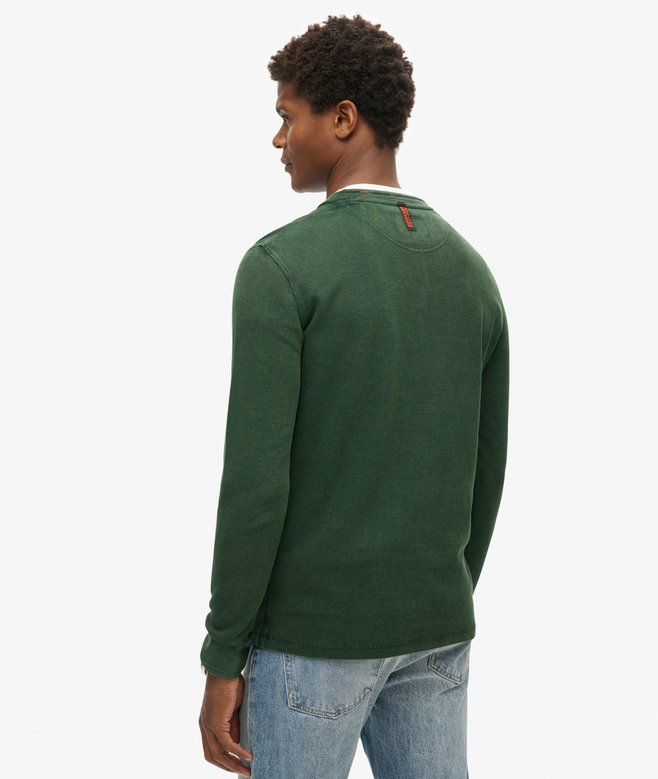 Superdry Vintage Textured Grandad Top