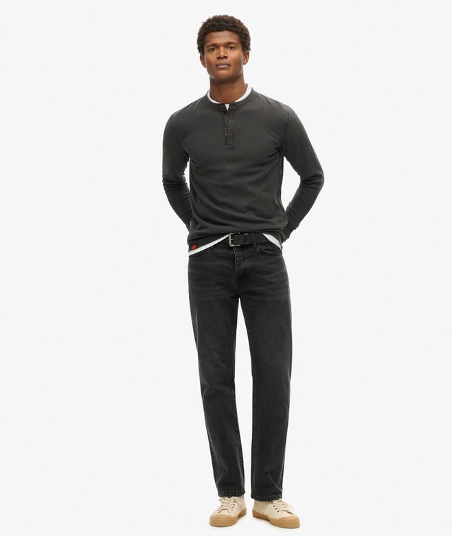 Superdry Vintage Textured Grandad Top