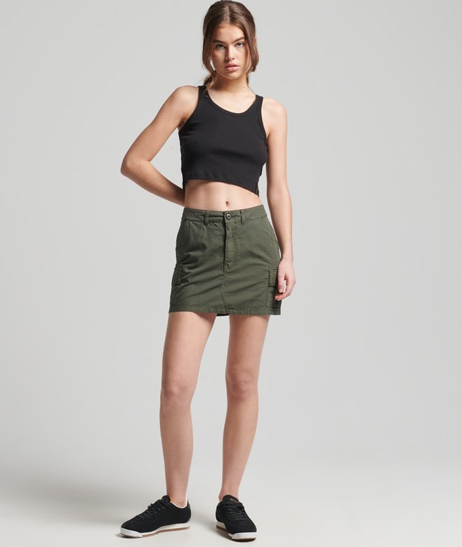 Superdry Vintage Utility Mini Skirt
