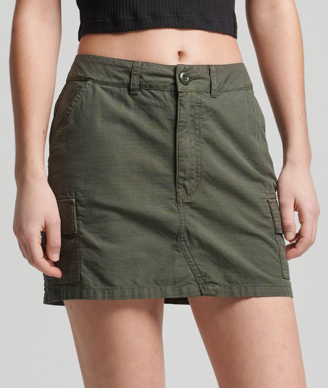 superdry Vintage Utility Mini Skirt