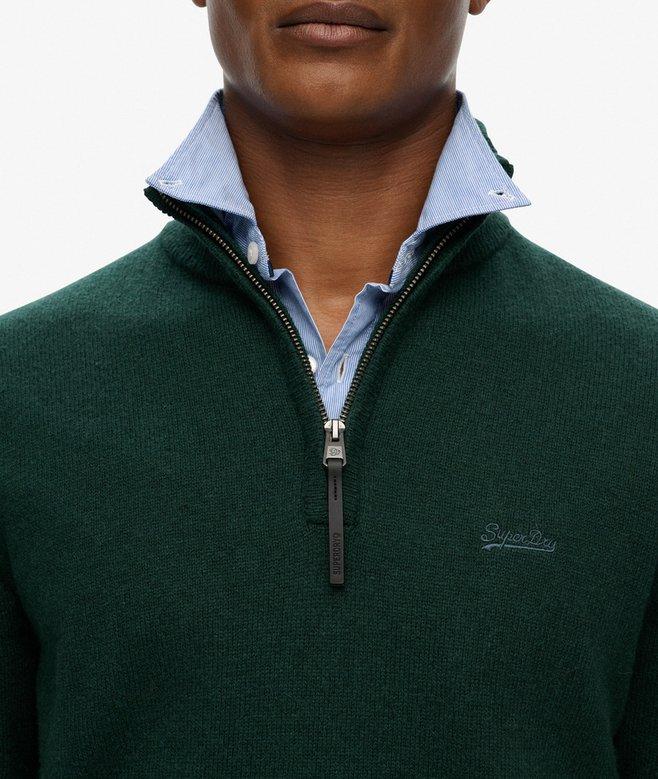 Superdry Wool Blend Half Zip Jumper