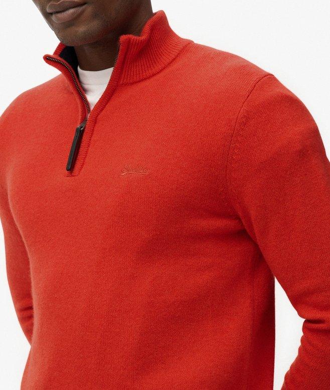 Superdry Wool Blend Half Zip Jumper