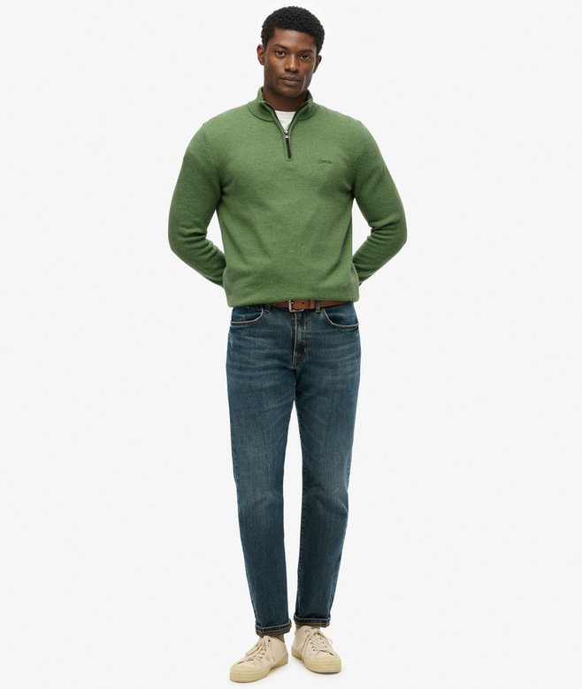 Superdry Wool Blend Half Zip Jumper