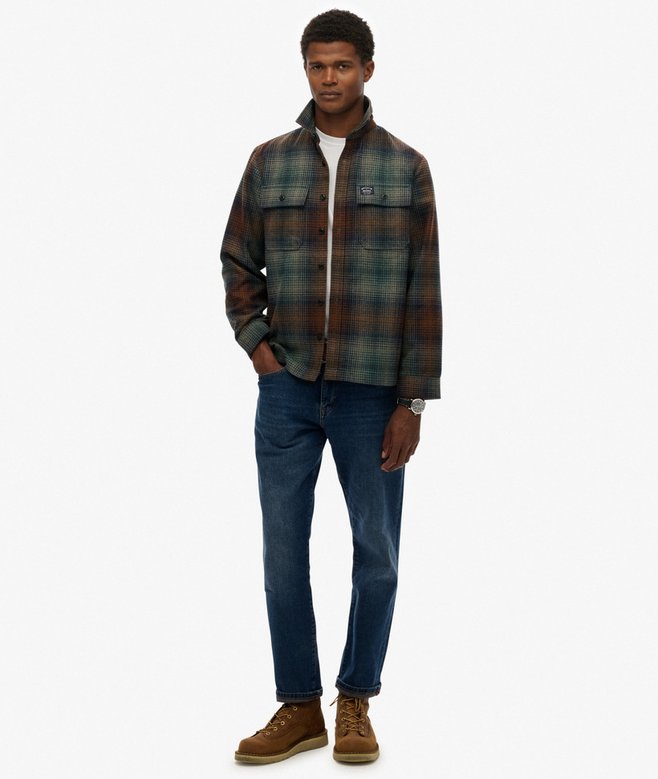 Superdry Wool Blend Miller Overshirt