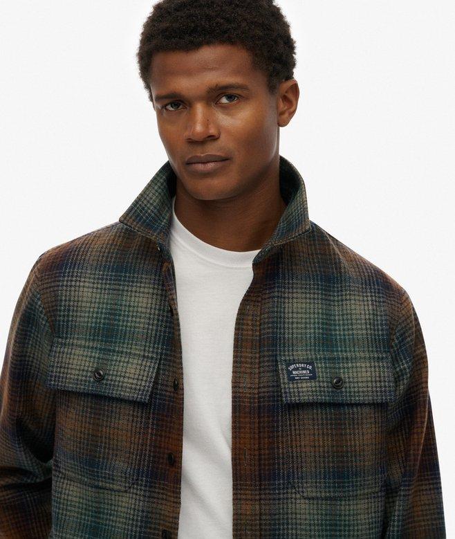 Superdry Wool Blend Miller Overshirt