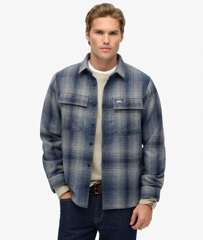 Superdry Wool Blend Miller Overshirt