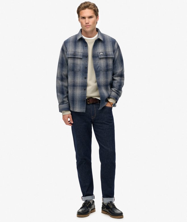 Superdry Wool Blend Miller Overshirt