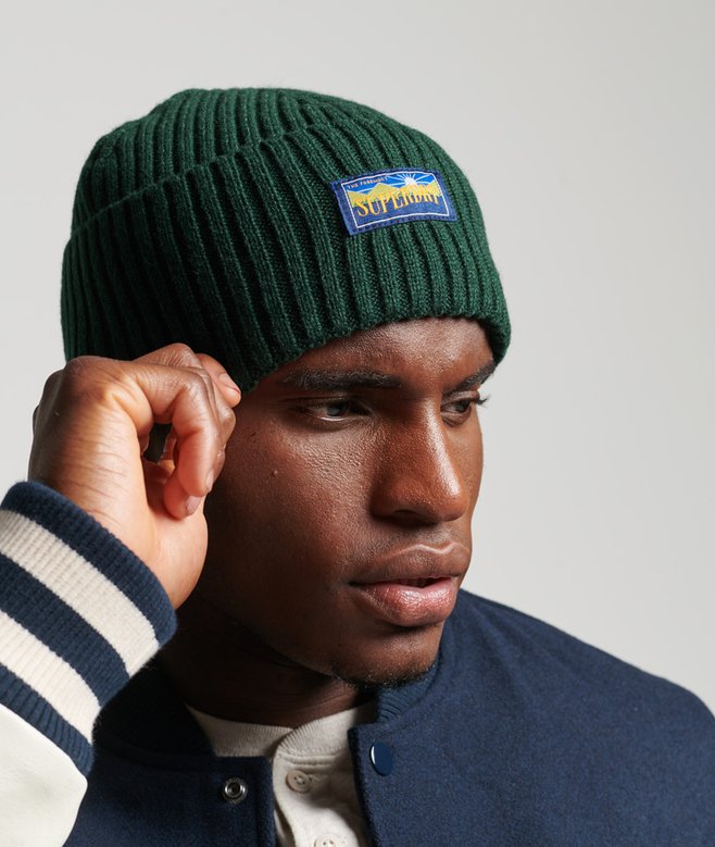 Superdry Wool Blend Radar Beanie