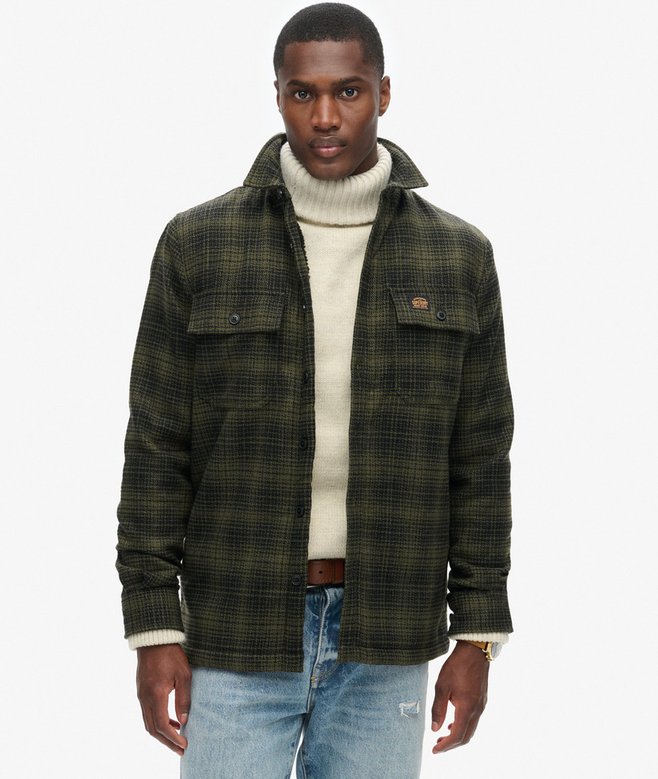 superdry Wool Miller Overshirt